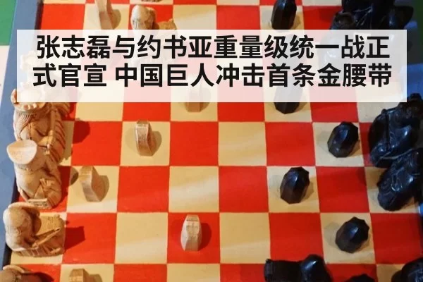 张志磊与约书亚重量级统一战正式官宣 中国巨人冲击首条金腰带